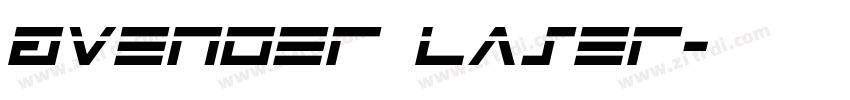 Avenger Laser字体转换